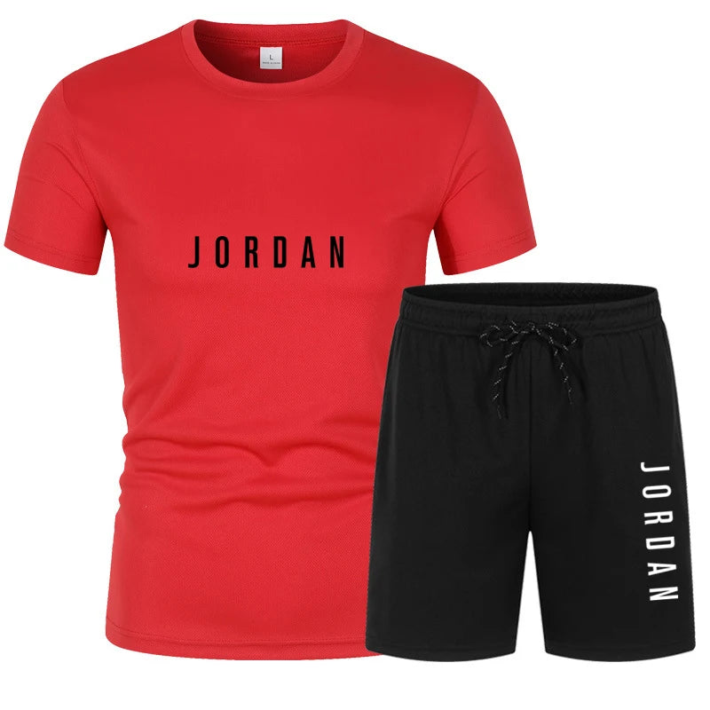 Ensemble Casual Sport Homme Été – T-shirt & Short Décontracté