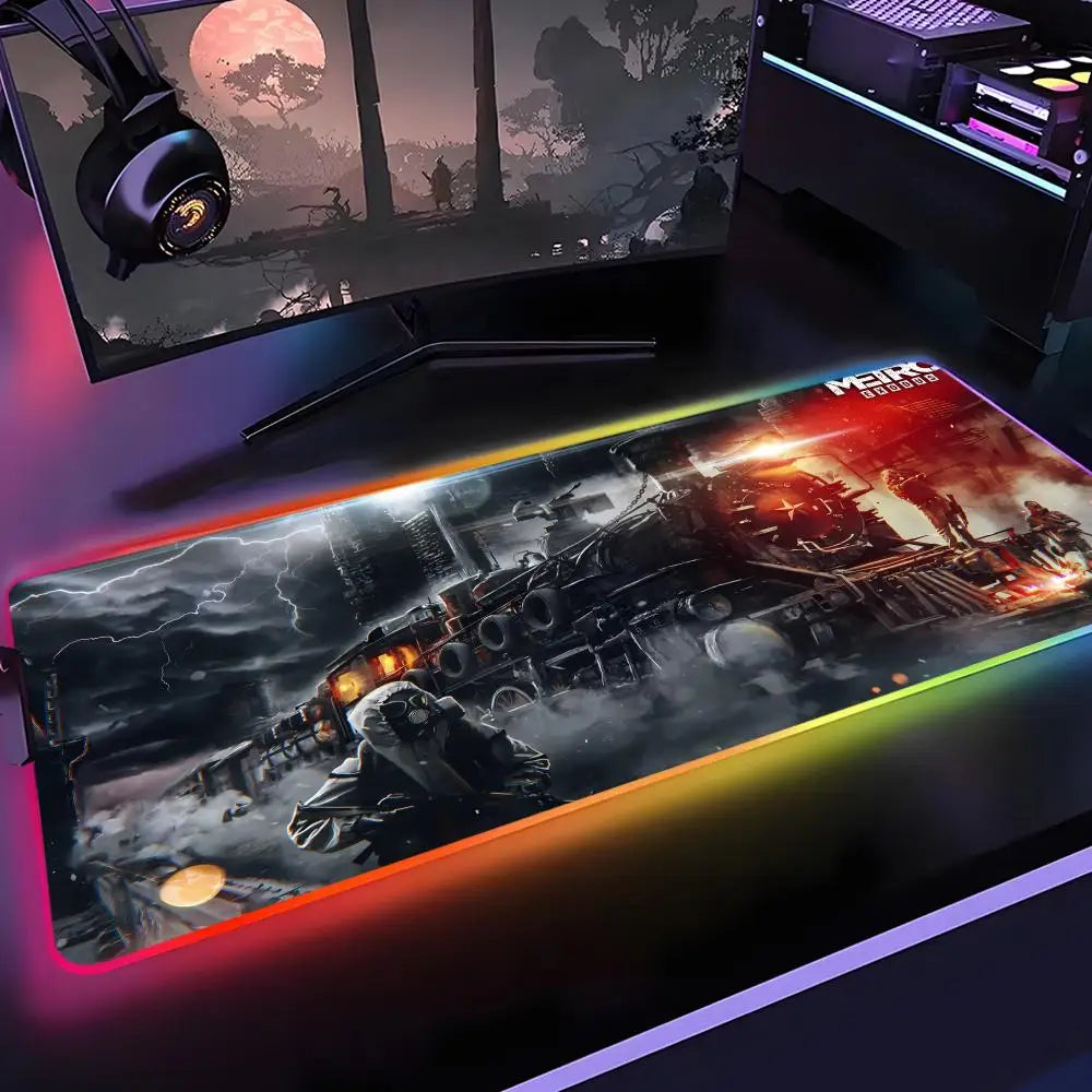 Tapis de Souris Gaming RGB XXL – Desk Mat Lumineux Rétroéclairé