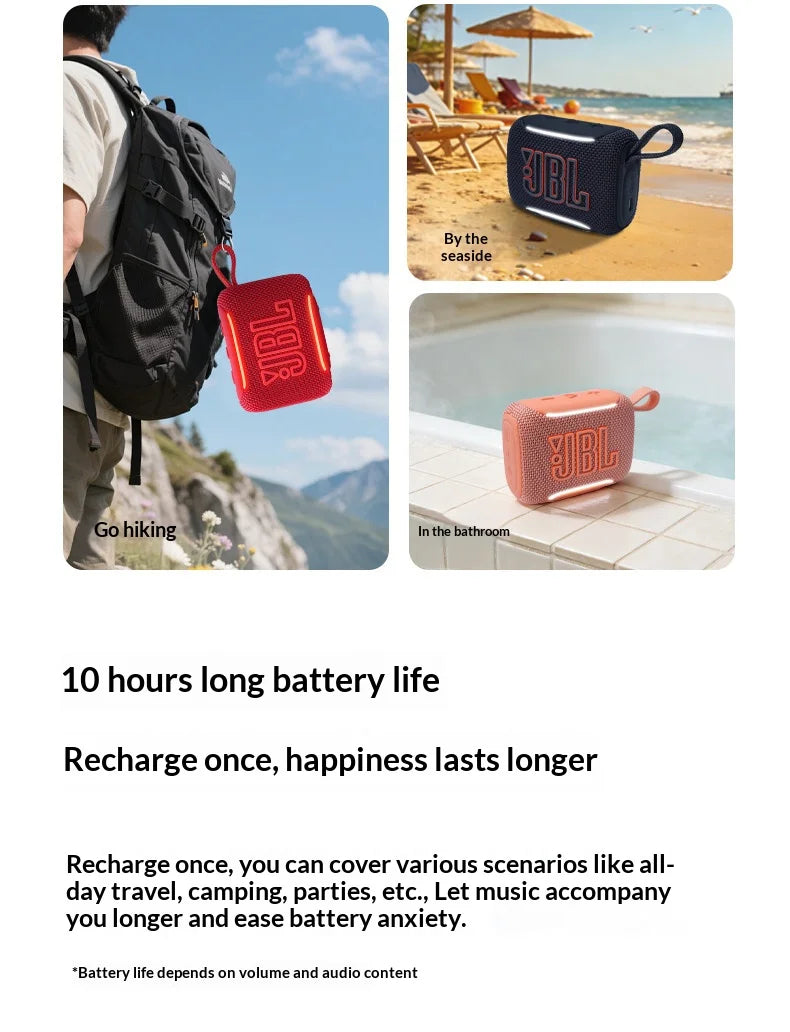 JBL GO5 – Mini Enceinte Bluetooth Compacte | Basses Profondes & Son Stable