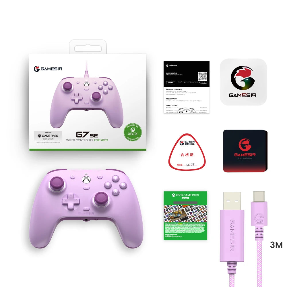 GameSir G7 SE – Manette Xbox Filaire Hall Effect | Xbox Series X/S & One