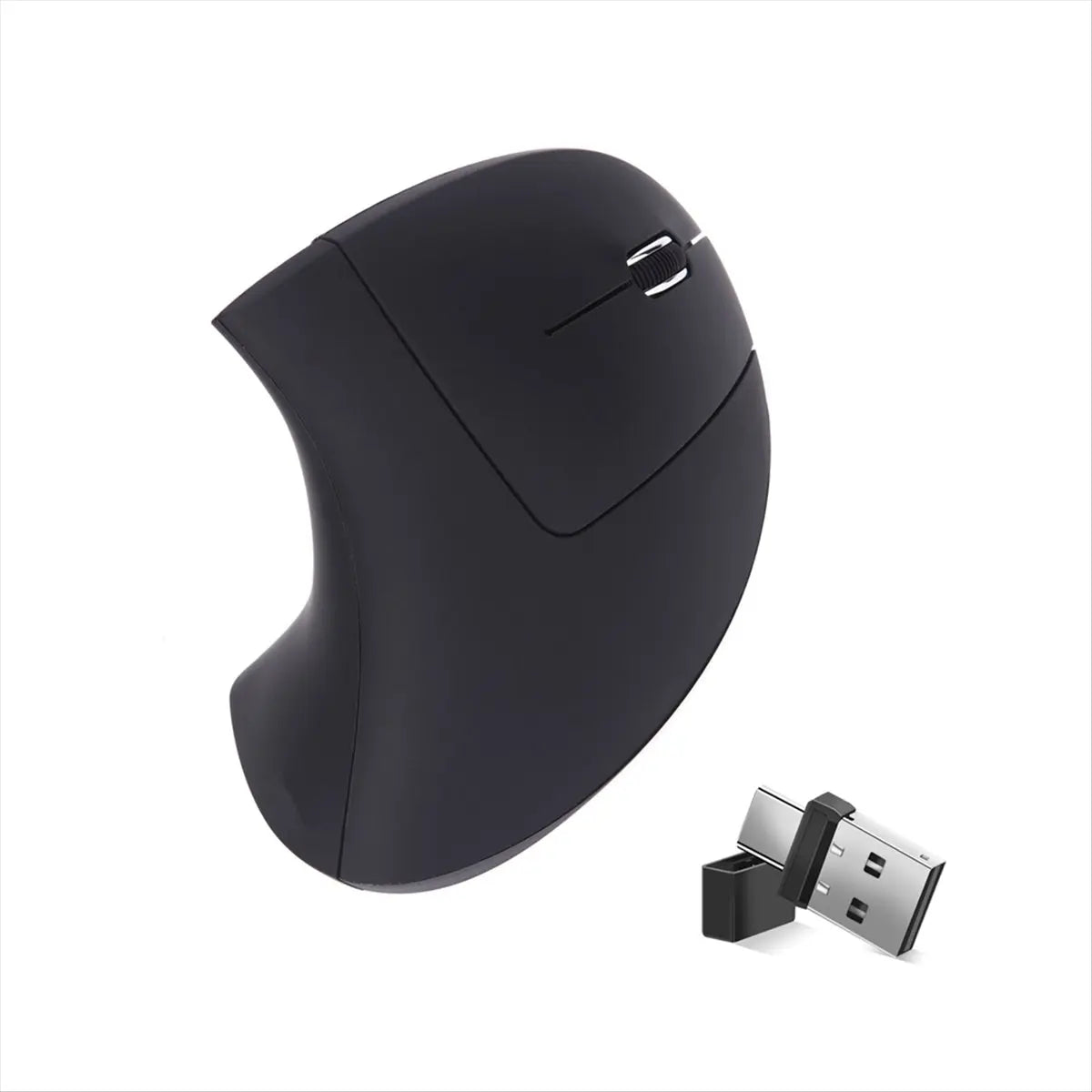 Souris Gaming Ergonomique Verticale Sans Fil 2.4G – Rechargeable Optique