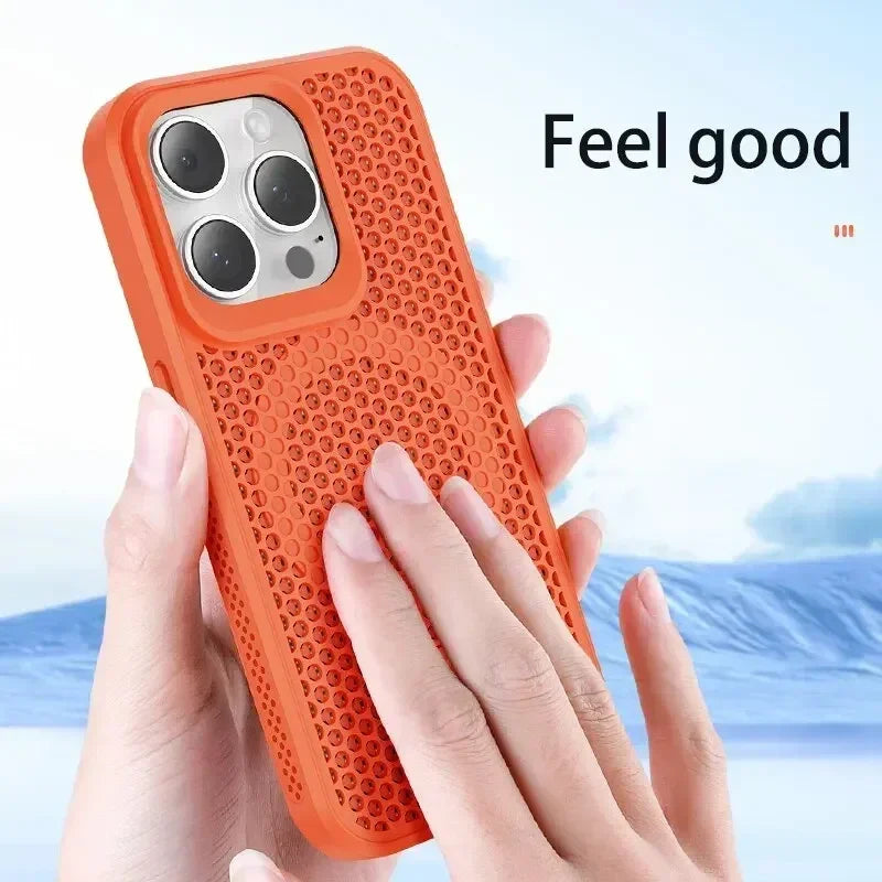 Coque iPhone Respirante Dissipation Thermique – Compatible MagSafe | iPhone 17 à 11