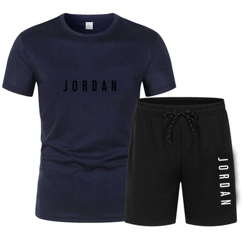 Ensemble Casual Sport Homme Été – T-shirt & Short Décontracté
