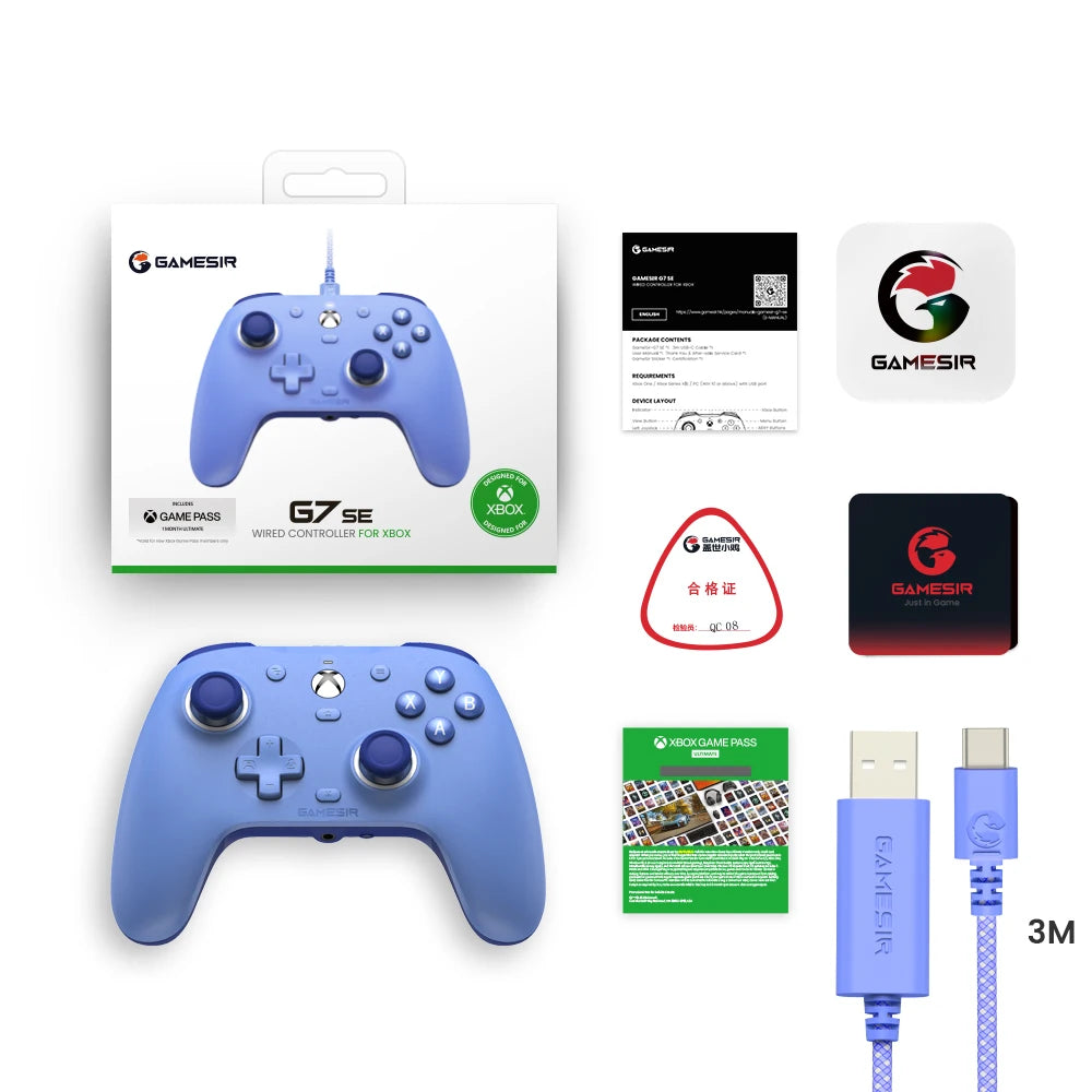 GameSir G7 SE – Manette Xbox Filaire Hall Effect | Xbox Series X/S & One