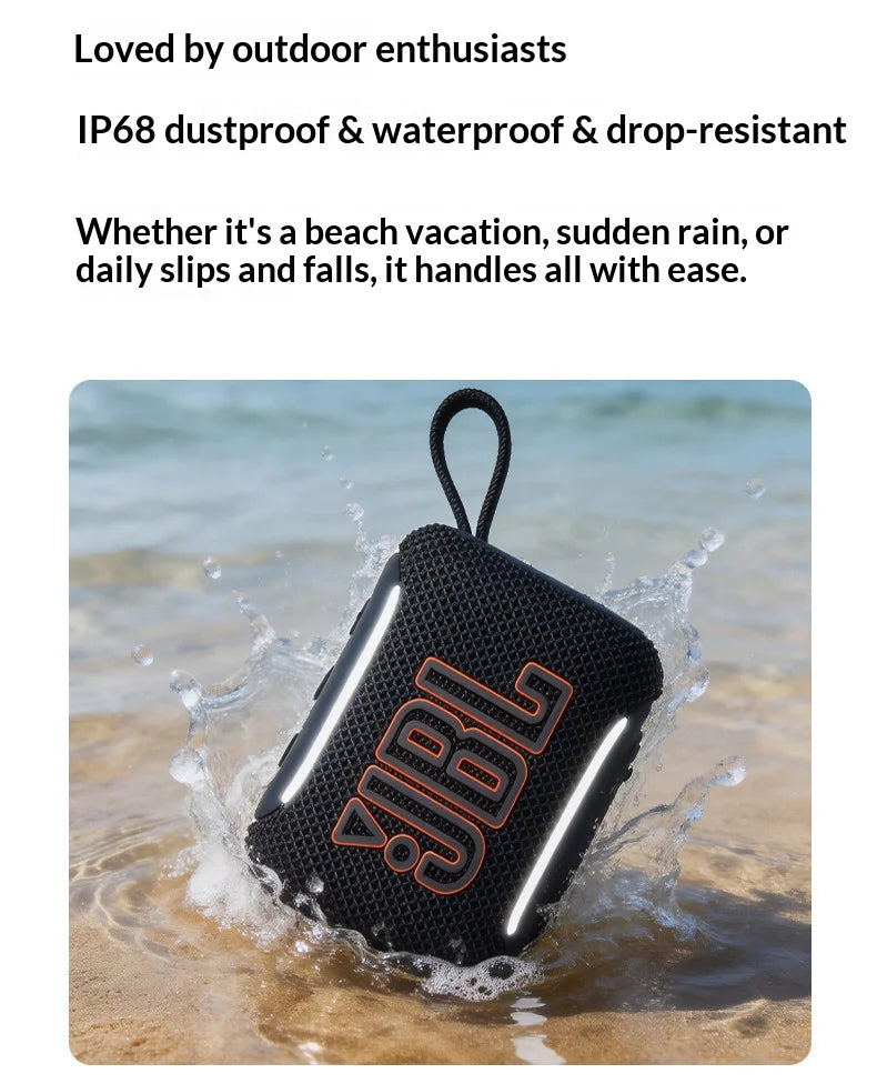 JBL GO5 – Mini Enceinte Bluetooth Compacte | Basses Profondes & Son Stable