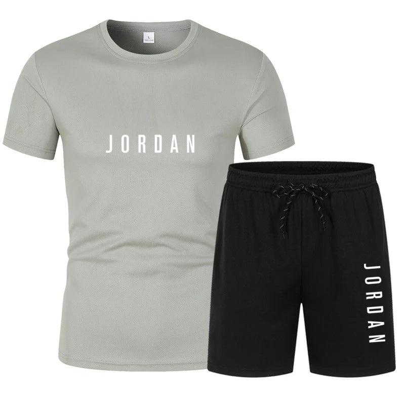 Ensemble Casual Sport Homme Été – T-shirt & Short Décontracté