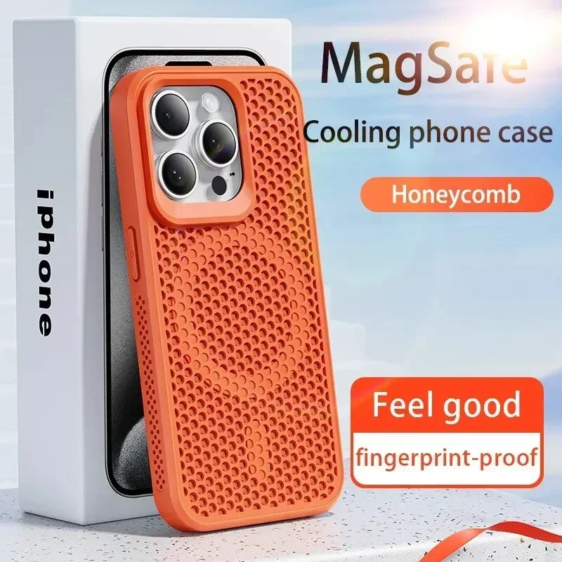 Coque iPhone Respirante Dissipation Thermique – Compatible MagSafe | iPhone 17 à 11