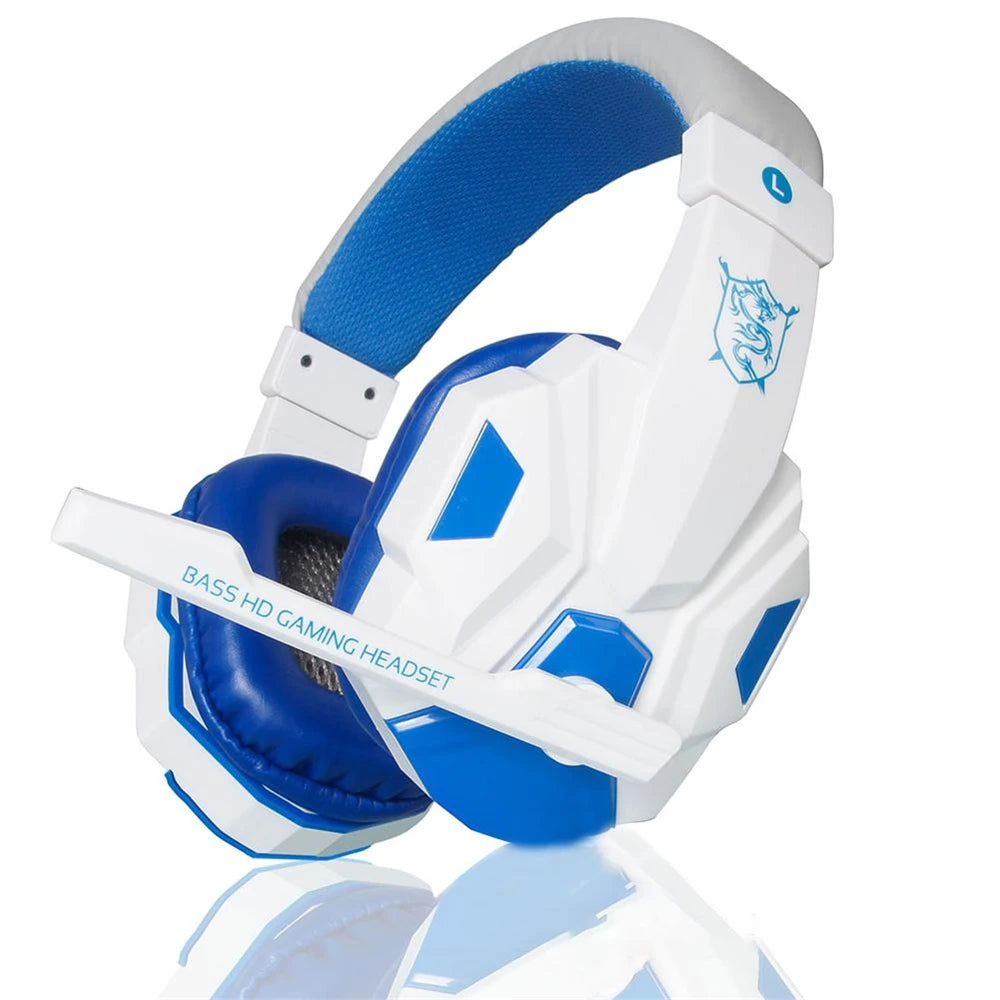 Casque Gaming Filaire 3.5mm – Bass Stéréo & Micro | PS4, Xbox, Switch, PC