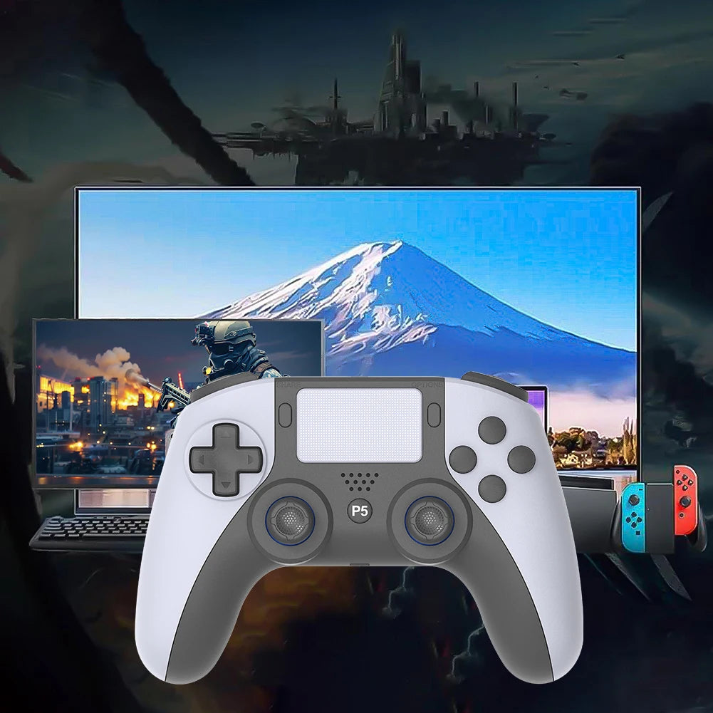 Manette Sans Fil PS5 & PC Bluetooth 4.0 – Double Vibration & Gyroscope 6 Axes