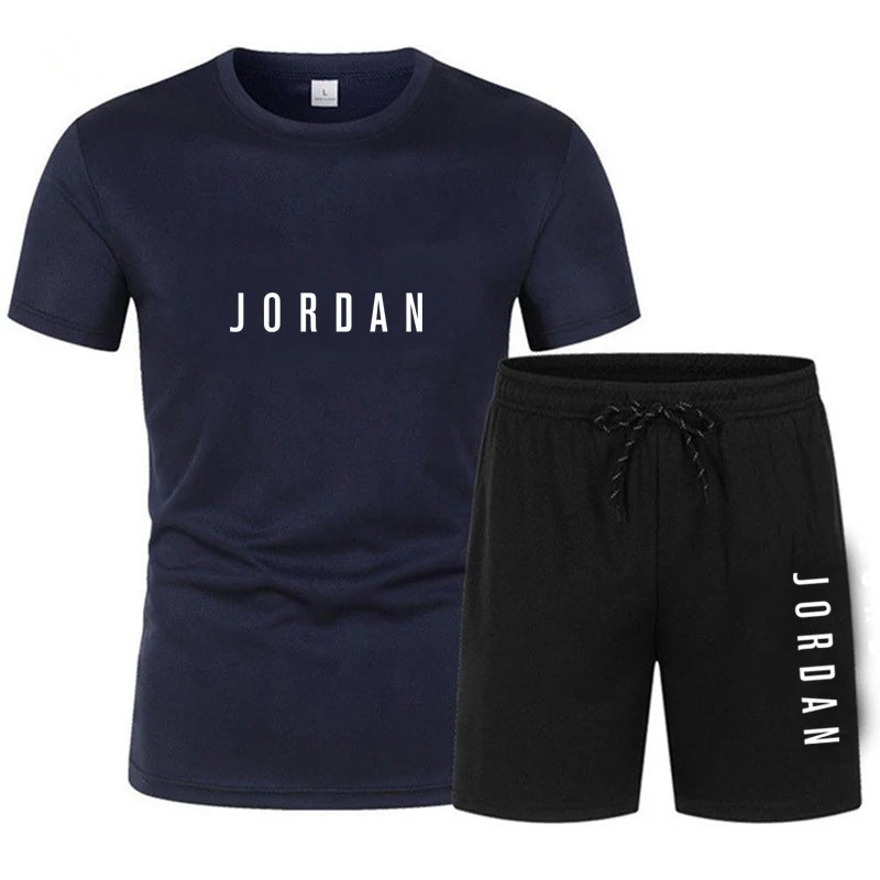Ensemble Casual Sport Homme Été – T-shirt & Short Décontracté