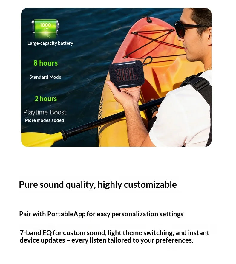 JBL GO5 – Mini Enceinte Bluetooth Compacte | Basses Profondes & Son Stable